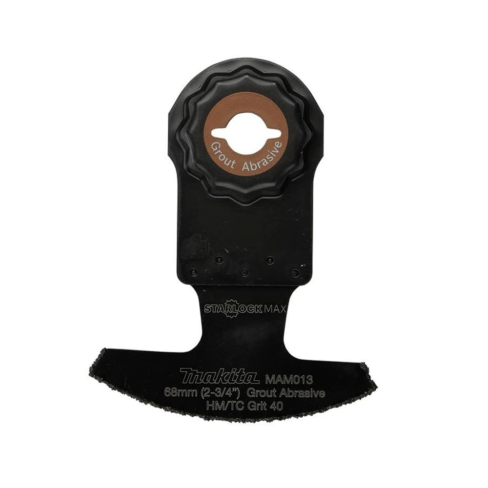Makita E-08610 StarlockMax® Oscillating Multi-Tool 2-3/4" Hard Metal with Tungsten Carbide 40 Grit Grout and Abrasive Segmented Saw Blade