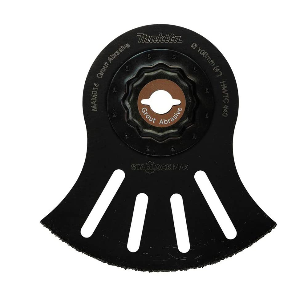 Makita E-08626 StarlockMax® Oscillating Multi-Tool 4" Hard Metal with Tungsten Carbide 40 Grit Segmented Saw Blade
