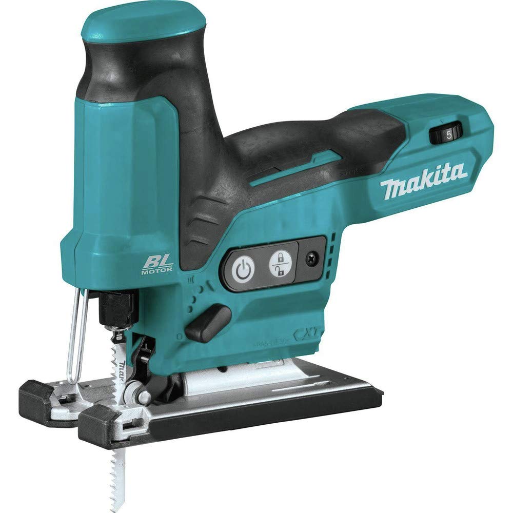 Makita VJ05Z 12V max CXT Lithium-Ion Brushless Cordless Barrel Grip Jig Saw, Tool Only