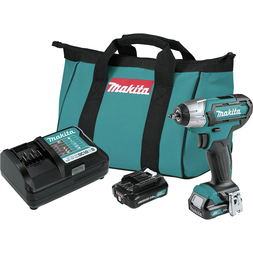 Makita WT04R1 12V max CXT® Lithium-Ion Cordless 1/4" Impact Wrench Kit (2.0Ah)