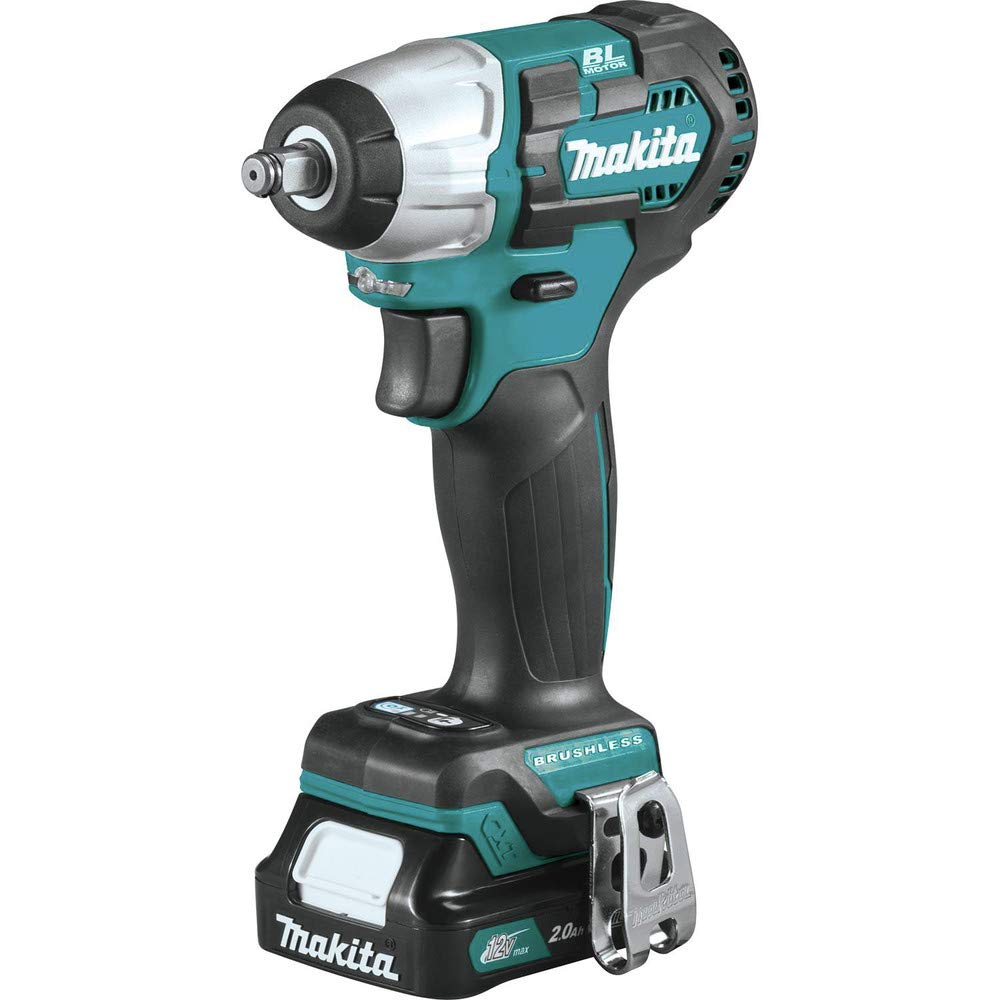 Makita - 12V Max Cordless 3/8 Sq. Dr. Impact Wrench Kit (WT05R1)