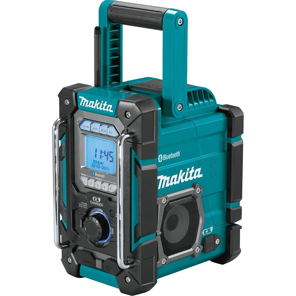 Makita XRM10 18V LXT® / 12V max CXT® Lithium-Ion Cordless Bluetooth® Job Site Charger/Radio, Tool Only