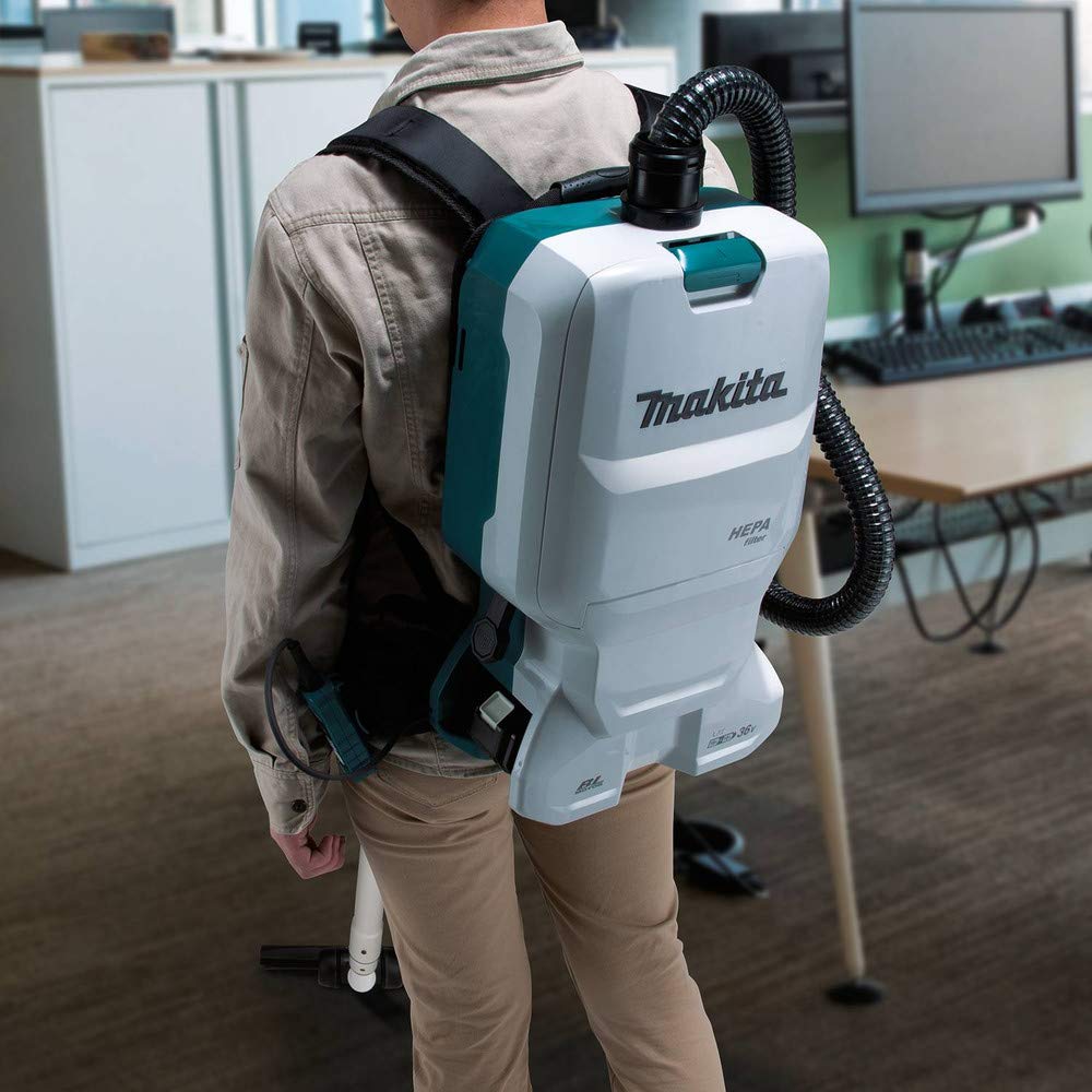 1198-makita-xcv17pg-18v-x2-lxt-lithium-ion-36v-brushless-cordless-1.6-gallon-hepa-filter-backpack-dry-vacuum-6.0ah-7.jpg Makita XCV17PG 18V X2 LXT® Lithium-Ion (36V) Brushless Cordless 1.6 Gallon HEPA Filter Backpack Dry Vacuum (6.0Ah)