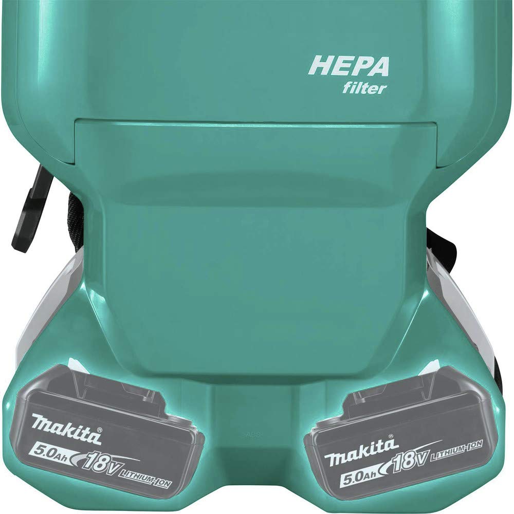 Makita XCV17Z 18V X2 LXT® Lithium-Ion (36V) Brushless Cordless 1.6 Gallon HEPA Filter Backpack Dry Vacuum, Tool Only