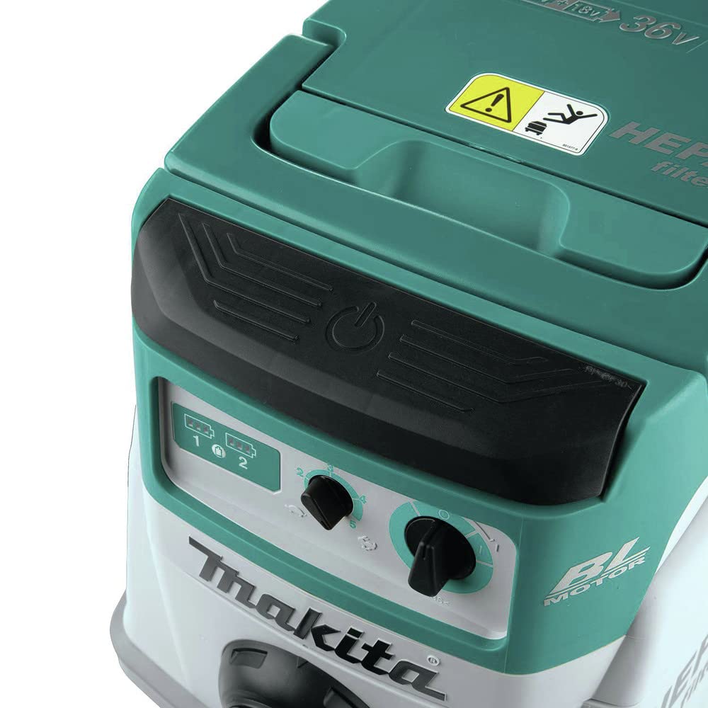 1212-makita-xcv21zx-36v-18v-x2-lxt-brushless-2.1-gallon-hepa-filter-dry-dust-extractor-tool-only-3.jpg Makita XCV21ZX 36V (18V X2) LXT® Brushless 2.1 Gallon HEPA Filter Dry Dust Extractor, Tool Only