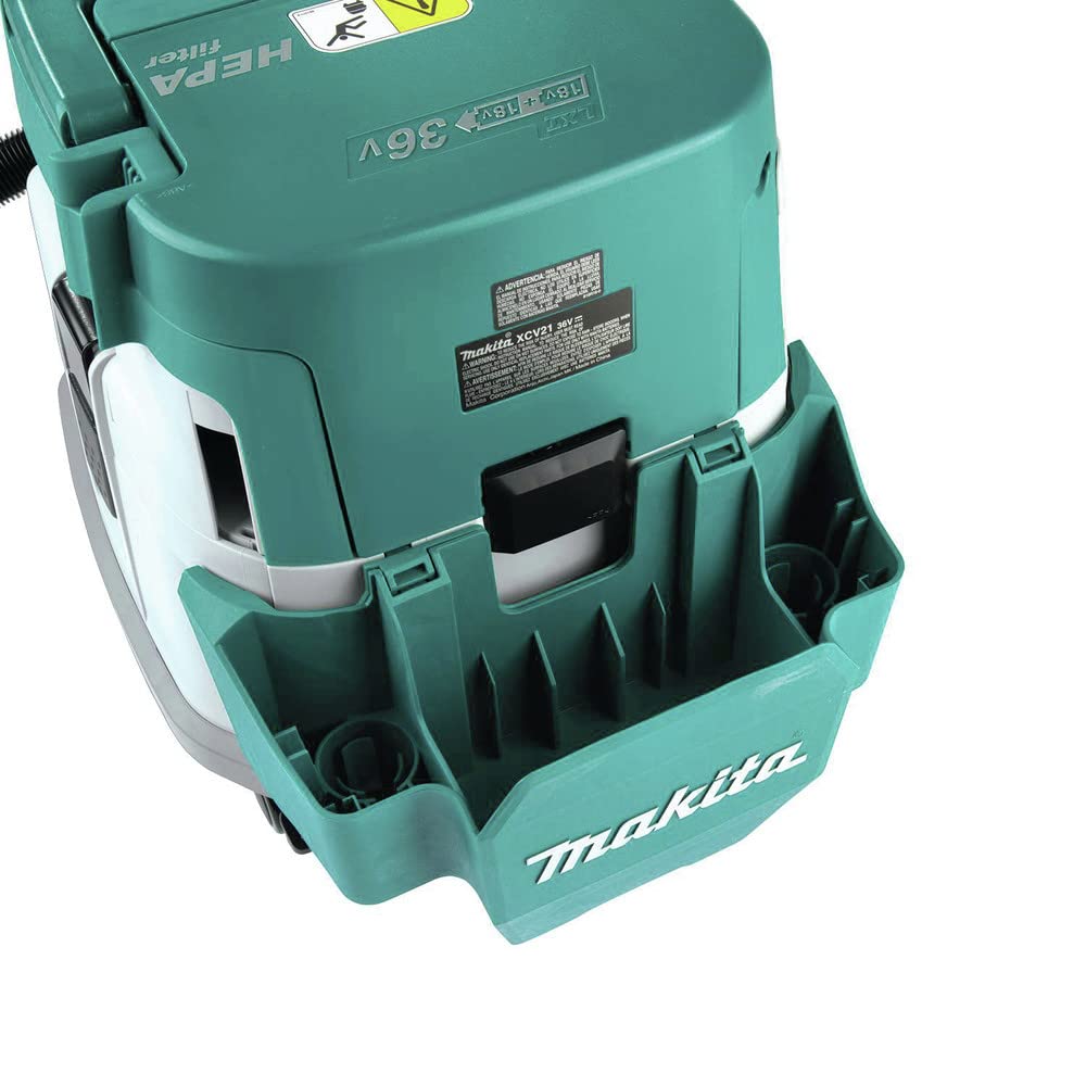 1212-makita-xcv21zx-36v-18v-x2-lxt-brushless-2.1-gallon-hepa-filter-dry-dust-extractor-tool-only-6.jpg Makita XCV21ZX 36V (18V X2) LXT® Brushless 2.1 Gallon HEPA Filter Dry Dust Extractor, Tool Only