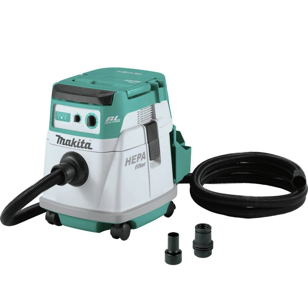 Makita XCV24ZX 36V (18V X2) LXT® Brushless 4 Gallon HEPA Filter Dry Dust Extractor, Tool Only