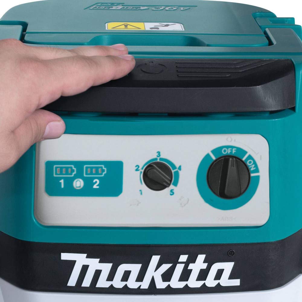 1220-makita-xcv06z-18v-x2-lxt-lithium-ion-brushless-cordless-2.1-gallon-wet-dry-dust-extractor-vacuum-tool-only-3.jpg Makita XCV06Z 18V X2 LXT Lithium-Ion Brushless Cordless 2.1 gallon Wet/Dry Dust Extractor/Vacuum - Tool Only