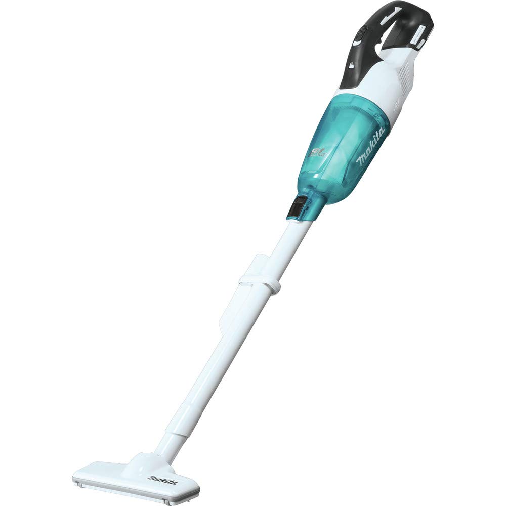 Makita XLC03ZWX4 18V LXT Lithium-Ion Brushless Cordless Vacuum, Trigger W/Lock, Tool Only, White