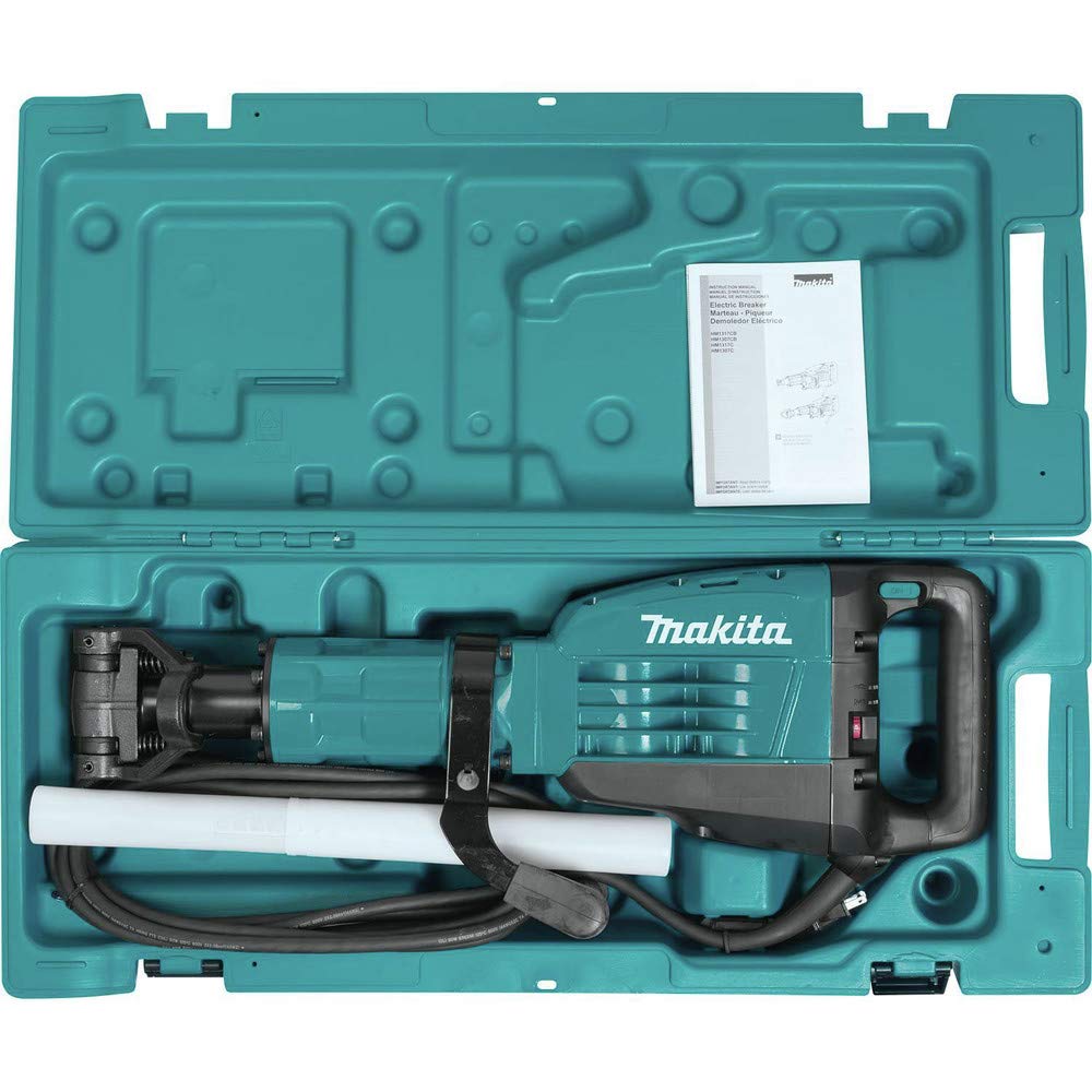 1334-makita-hm1307cb-35-lb.-demolition-hammer-accepts-1-1-8-hex-bits-blue-4.jpg Makita HM1307CB 35 lb. Demolition Hammer, accepts 1-1/8" Hex bits, Blue