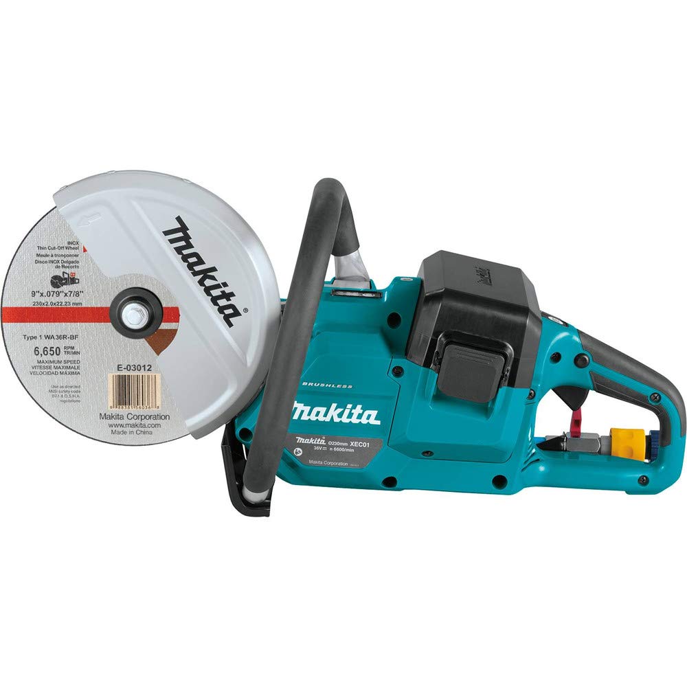 Makita XEC01Z 18V X2 (36V) LXT® Lithium-Ion Brushless Cordless 9" Power Cutter, with AFT®, Electric Brake, Tool Only