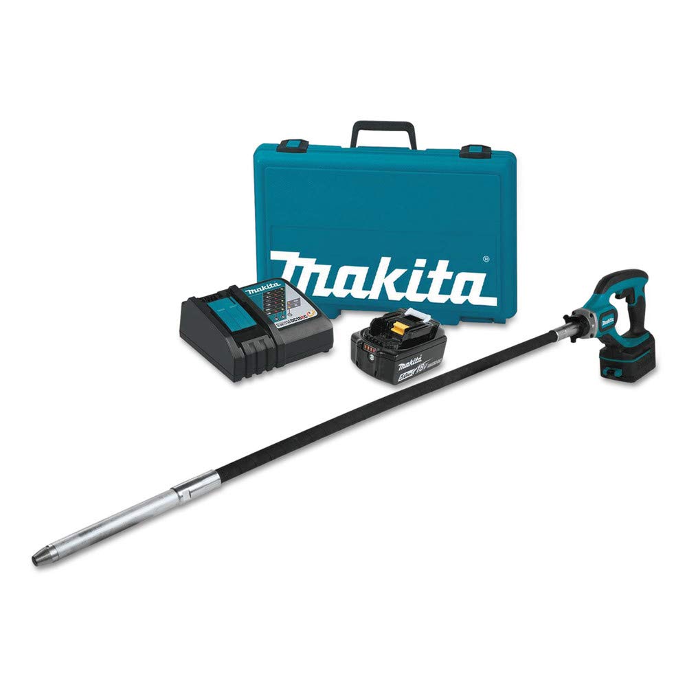 Makita XRV01T 18V LXT® Lithium-Ion Cordless 4' Concrete Vibrator Kit (5.0Ah)