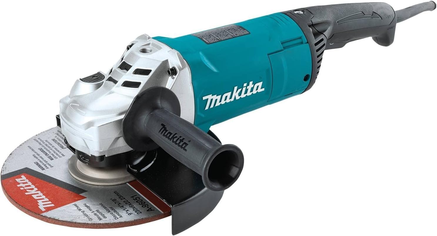 Makita GA9081 9" Angle Grinder, with Lock-On Switch