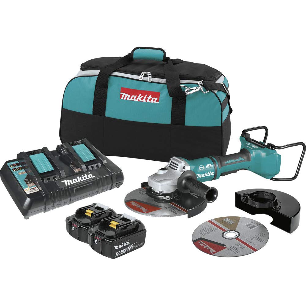 Makita XAG13PT1 18V x2 LXT (36V) Bl 9” Cut-Off/Angle Grinder Kit