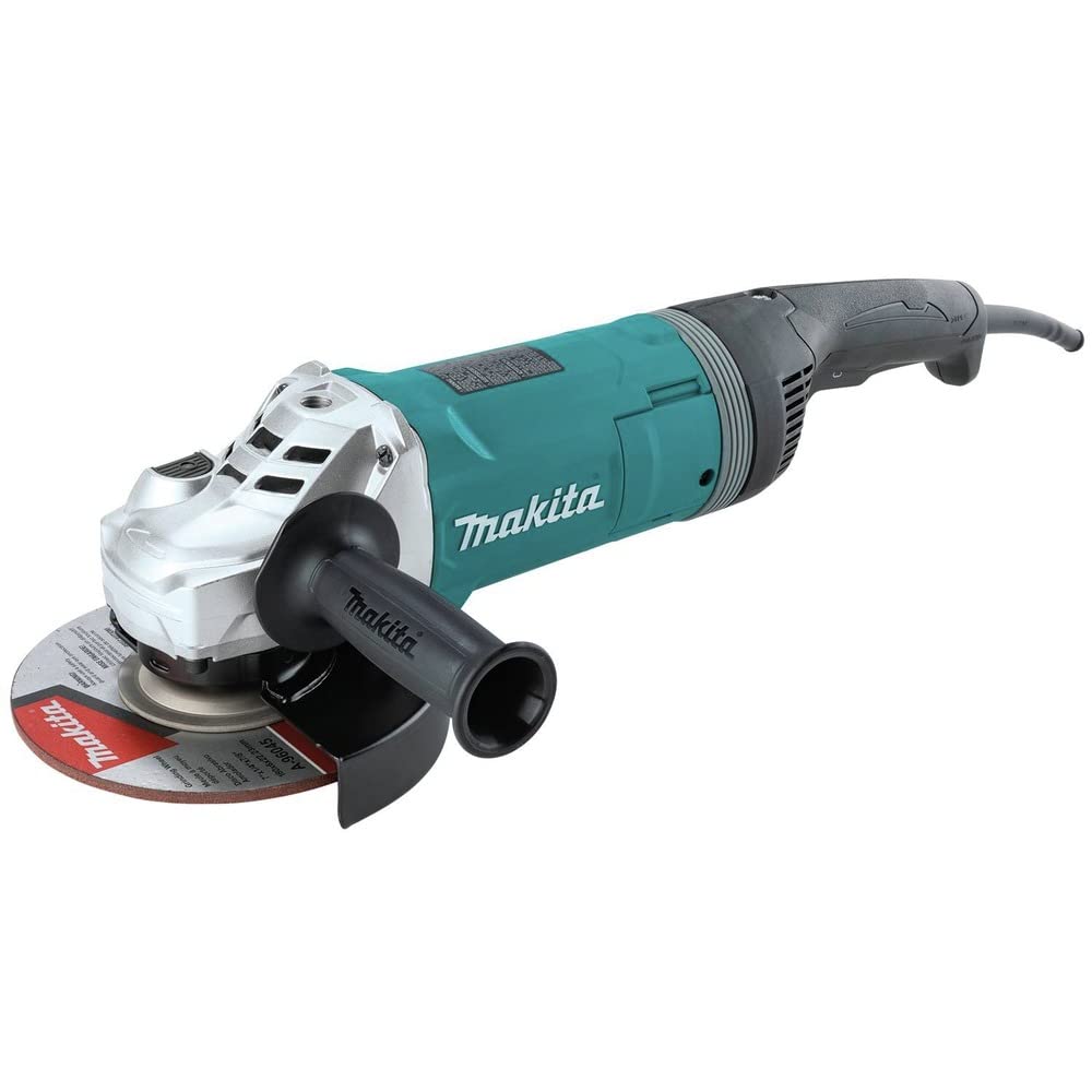 Makita GA7080 7" Angle Grinder, with Rotatable Handle, and Lock-On Switch