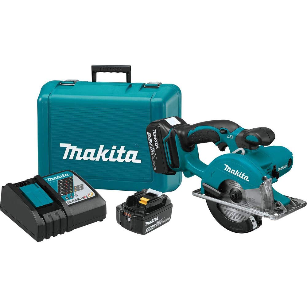 Makita XSC01T 18V LXT Lithium-Ion Cordless 5-3/8" Metal Cutting Saw Kit (5.0Ah)