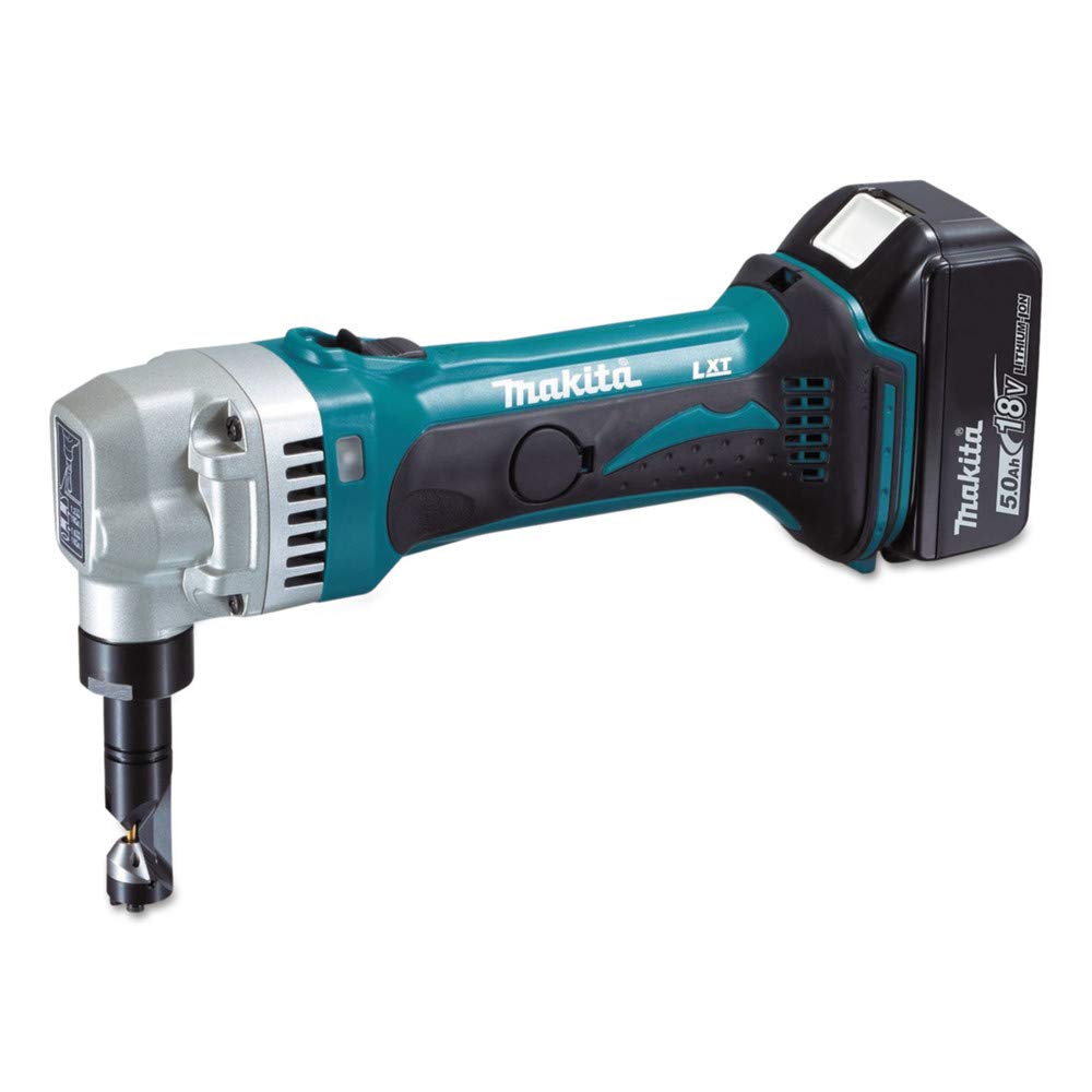 Makita XNJ01T 18V LXT Lithium-Ion Cordless 16 Gauge Nibbler Kit (5.0Ah),