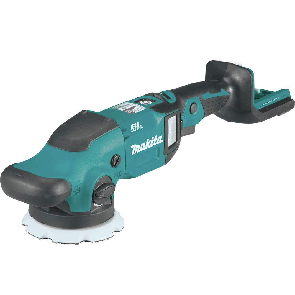 Makita XOP02Z 18V LXT® Lithium-Ion Brushless Cordless 5" / 6" Dual Action Random Orbit Polisher, Tool Only