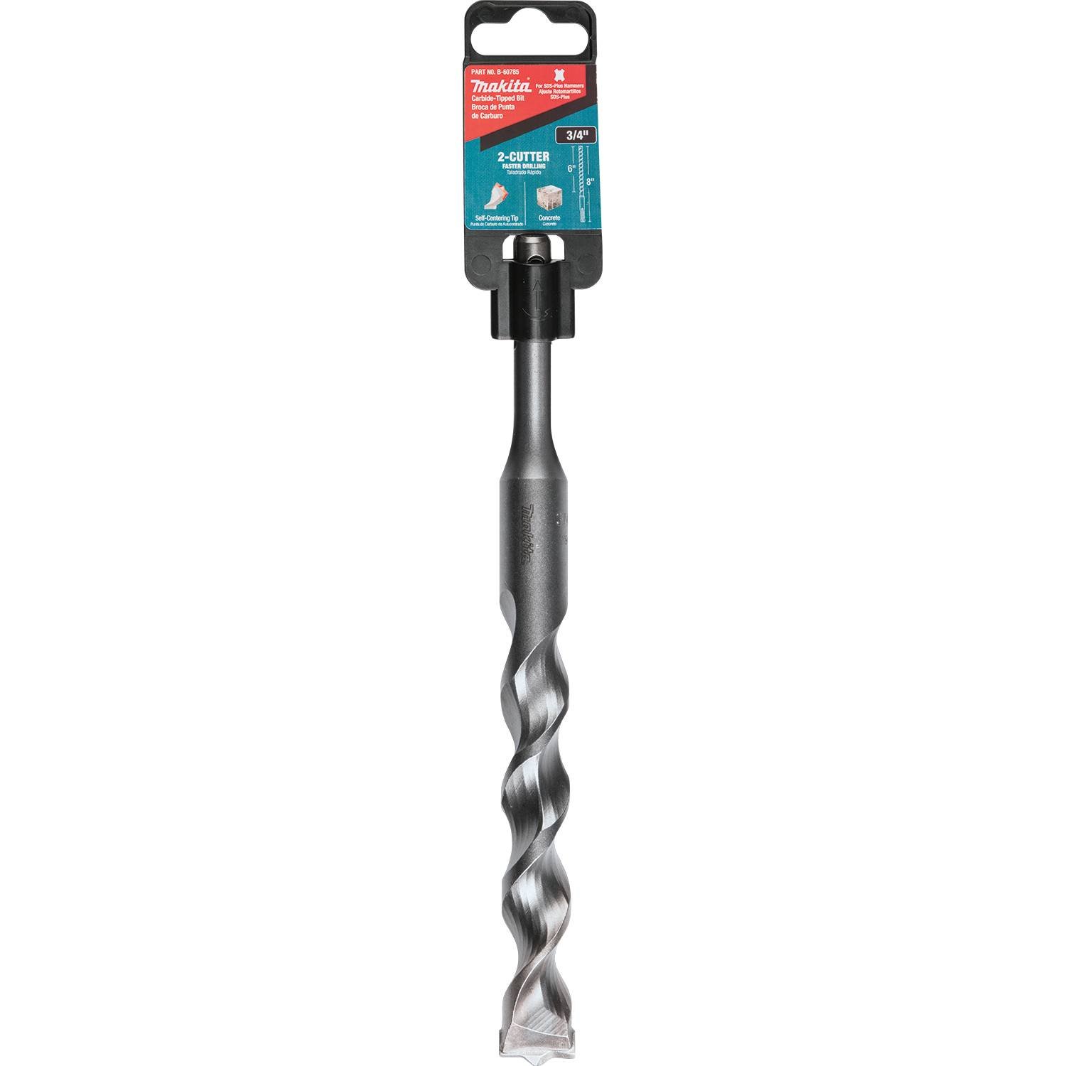 161-makita-b-60785-3-4-x-8-sds-plus-bit-2-cutter-4.jpg Makita B-60785 3/4" x 8" SDS-Plus Bit, 2-Cutter