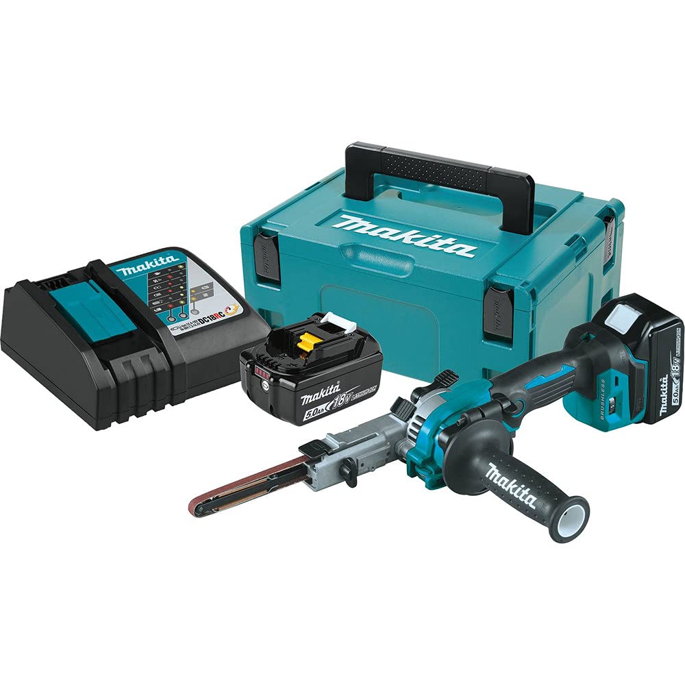 Makita 18V Lxt 3/8In X 21In Detail Belt Sander Kit
