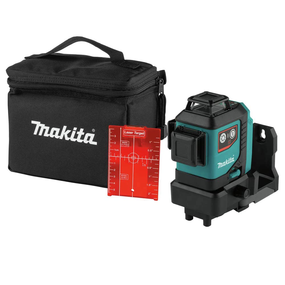 Makita SK700D 12V max CXT® Lithium-Ion Cordless Self-Leveling 360° 3-Plane Red Laser, Class II, 635 nm, <2 mW, Tool Only