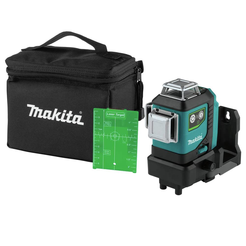 Makita SK700GD 12V max CXT® Lithium-Ion Cordless Self-Leveling 360° 3-Plane Green Laser, Class II, 510-530 nm, <2 mW, Tool Only
