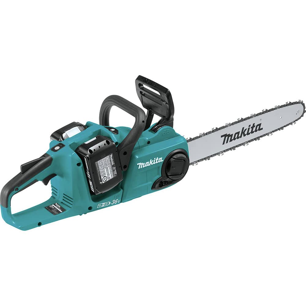 Makita XCU04PT1 36V (18V X2) LXT® Brushless 16" Chain Saw Kit with 4 Batteries (5.0Ah)
