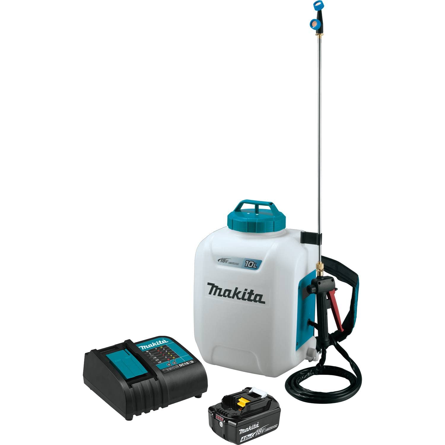 Makita XSU01SM1 18V LXT® Lithium-Ion Cordless 2.6 Gallon Backpack Sprayer Kit (4.0Ah)