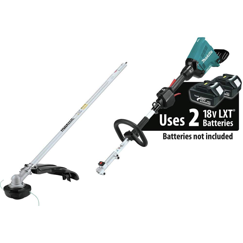 Makita XUX01ZM5 36V (18V X2) LXT® Brushless Couple Shaft Power Head with String Trimmer Attachment, Tool Only