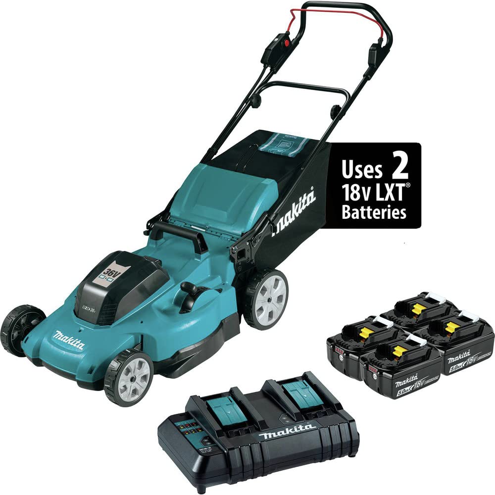 1852-makita-xml10ct1-36v-18v-x2-lxt-21-lawn-mower-kit-with-4-batteries-5.0ah-4.jpg Makita XML10CT1 36V (18V X2) LXT® 21" Lawn Mower Kit with 4 Batteries (5.0Ah)