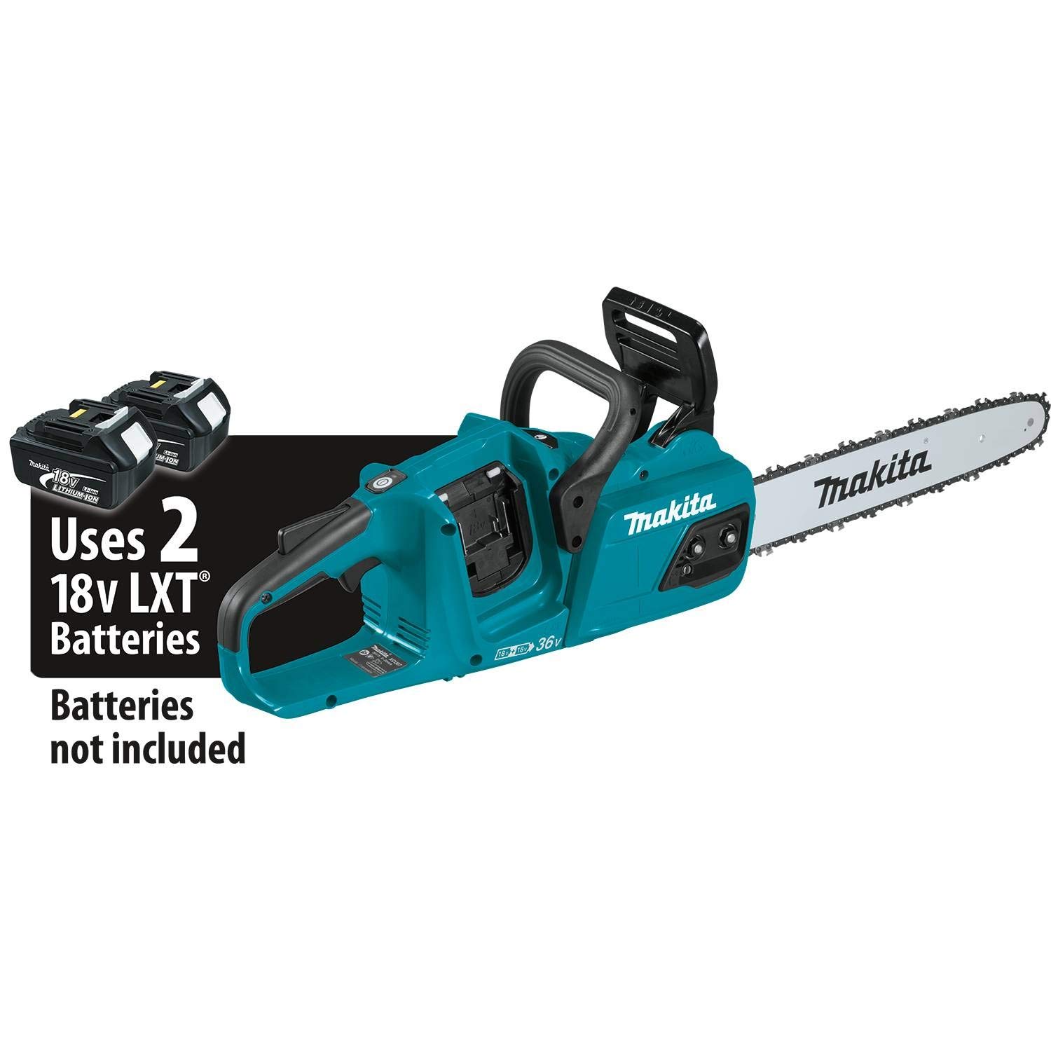 Makita XCU07Z 18V X2 (36V) LXT Lithium-Ion Brushless Cordless 14" Chain Saw, Tool Only, Teal