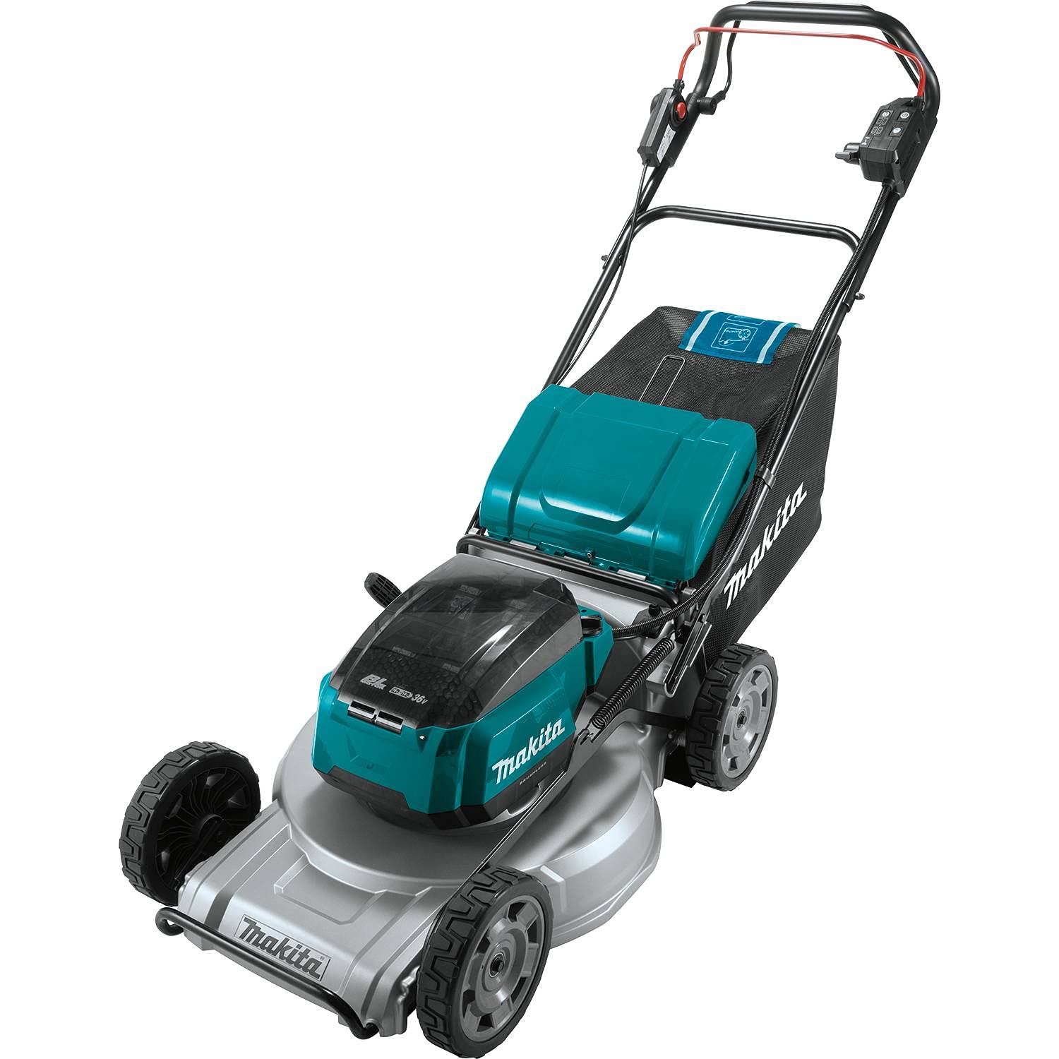 Makita XML09PT1 36V (18V X2) LXT® Brushless 21" Self-Propelled Commercial Lawn Mower Kit with 4 Batteries (5.0Ah)