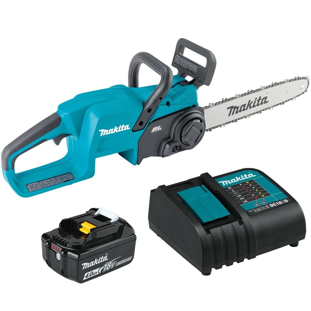 Makita XCU11SM1 18V LXT® Lithium-Ion Brushless Cordless 14" Chain Saw Kit (4.0Ah)