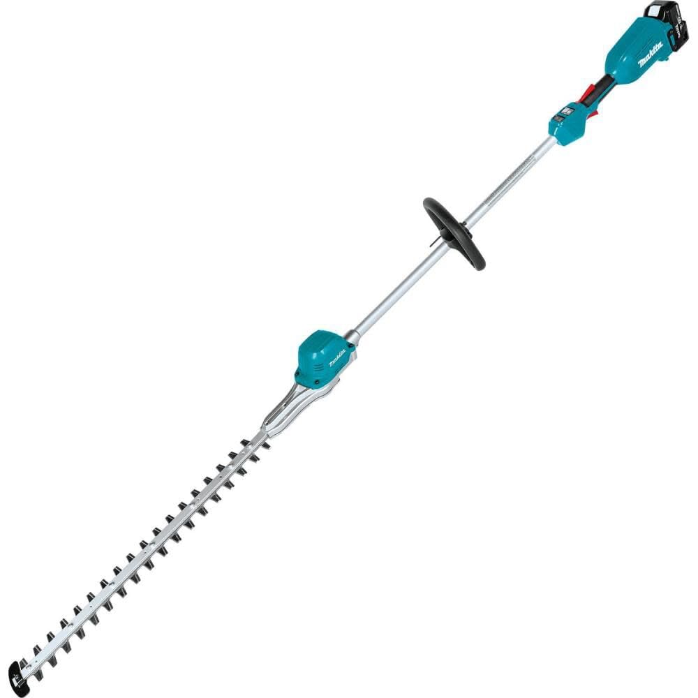 Makita XNU02T Lithium-Ion Brushless Cordless (5.0Ah) 18V LXT 24" Pole Hedge Trimmer Kit, Teal