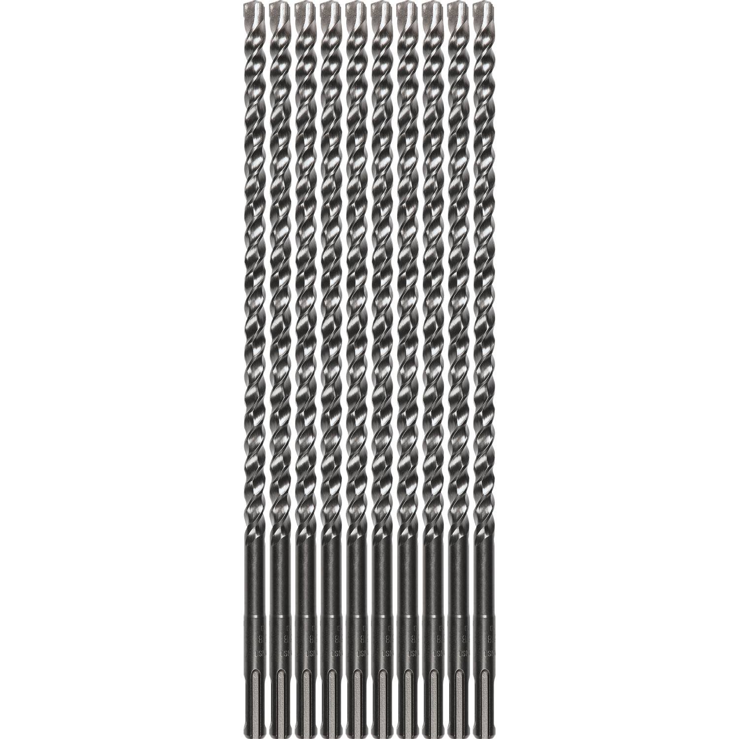 Makita B-61260 3/8" x 12" SDS-Plus Bit, 3-Cutter, 10/Pk