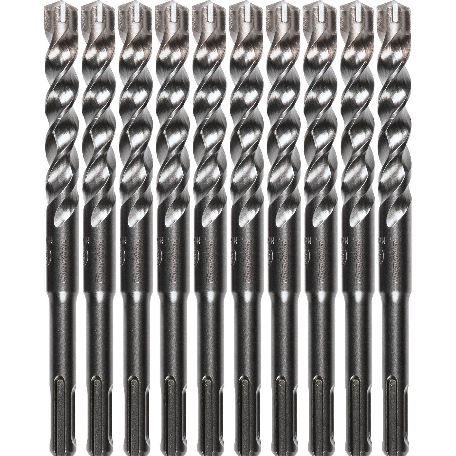 Makita B-61276 1/2" x 6" SDS-Plus Bit, 3-Cutter, 10/Pk