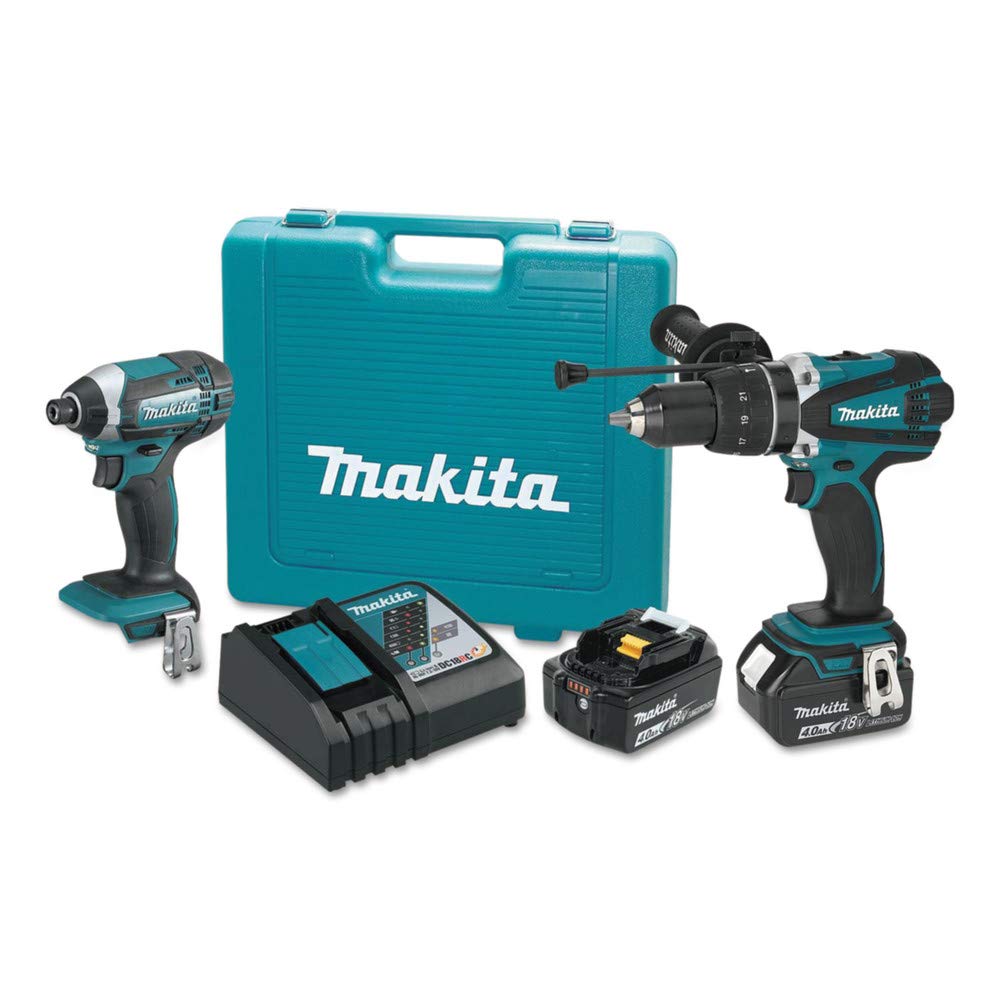 Makita XT263M 18V LXT® Lithium-Ion Cordless 2-Pc. Combo Kit (4.0Ah)