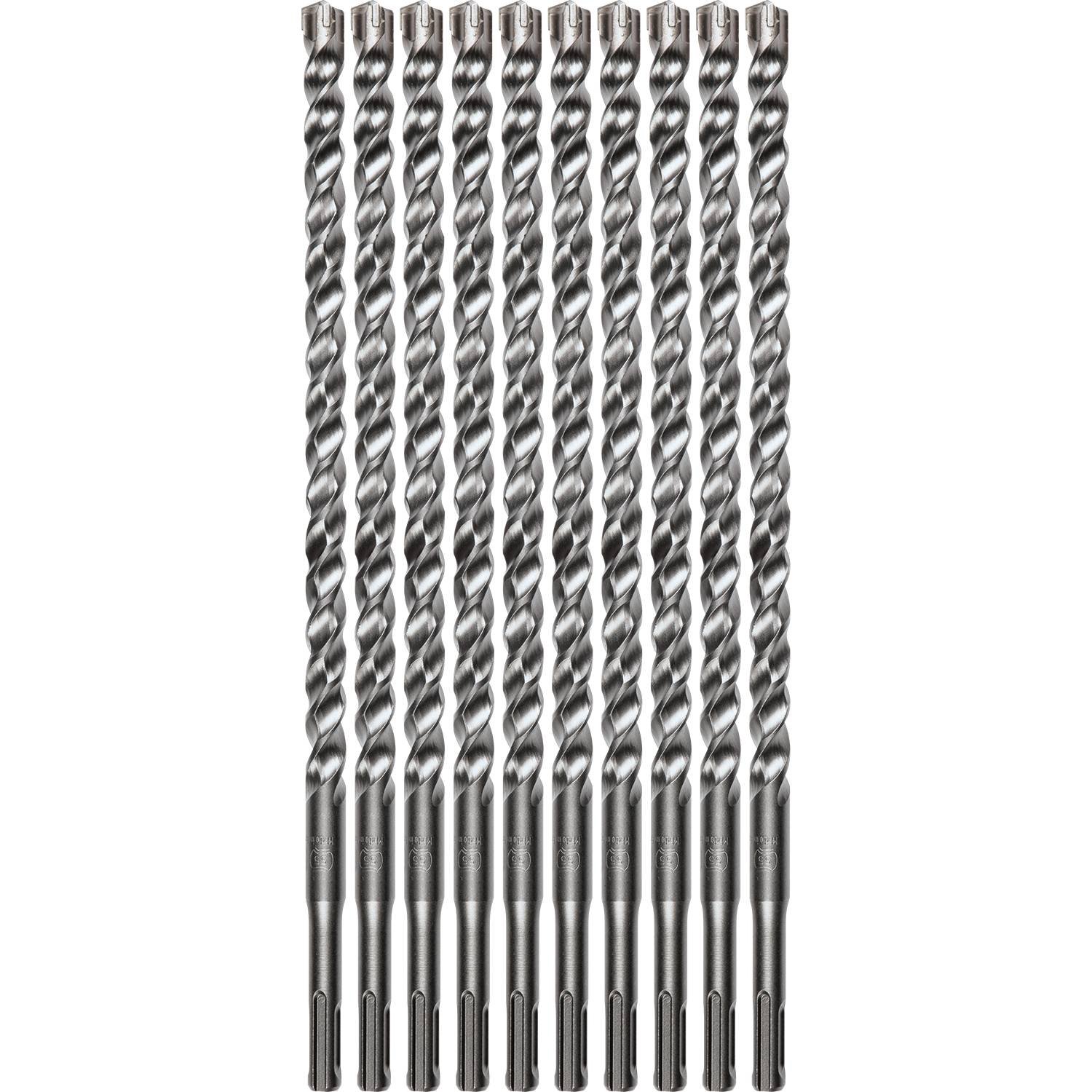 Makita B-61282 1/2" x 12" SDS-Plus Bit, 3-Cutter, 10/Pk