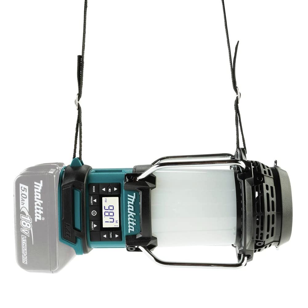 Makita XRM12 18V LXT® Lithium-Ion Cordless Lantern with Radio, Tool Only