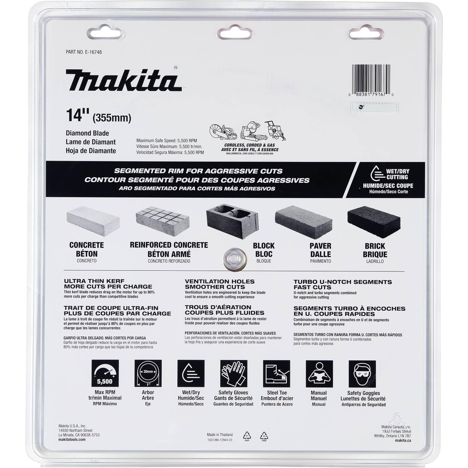 213-makita-e-16748-14-thin-kerf-diamond-blade-segmented-general-purpose-4.jpg Makita E-16748 14" Thin Kerf Diamond Blade, Segmented, General Purpose