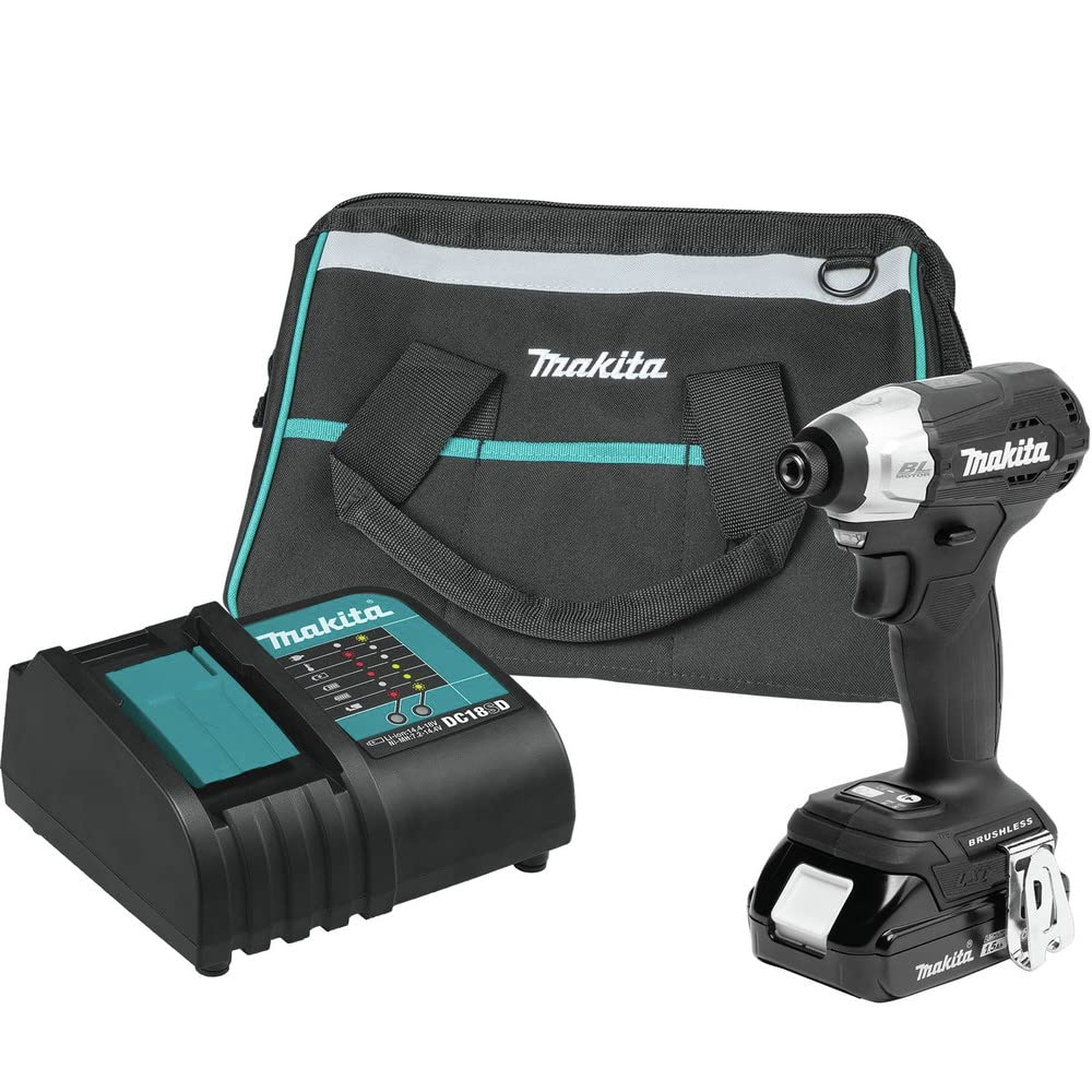 Makita XDT18SY1B 18V LXT® Lithium-Ion Sub-Compact Brushless Cordless Impact Driver Kit (1.5Ah)