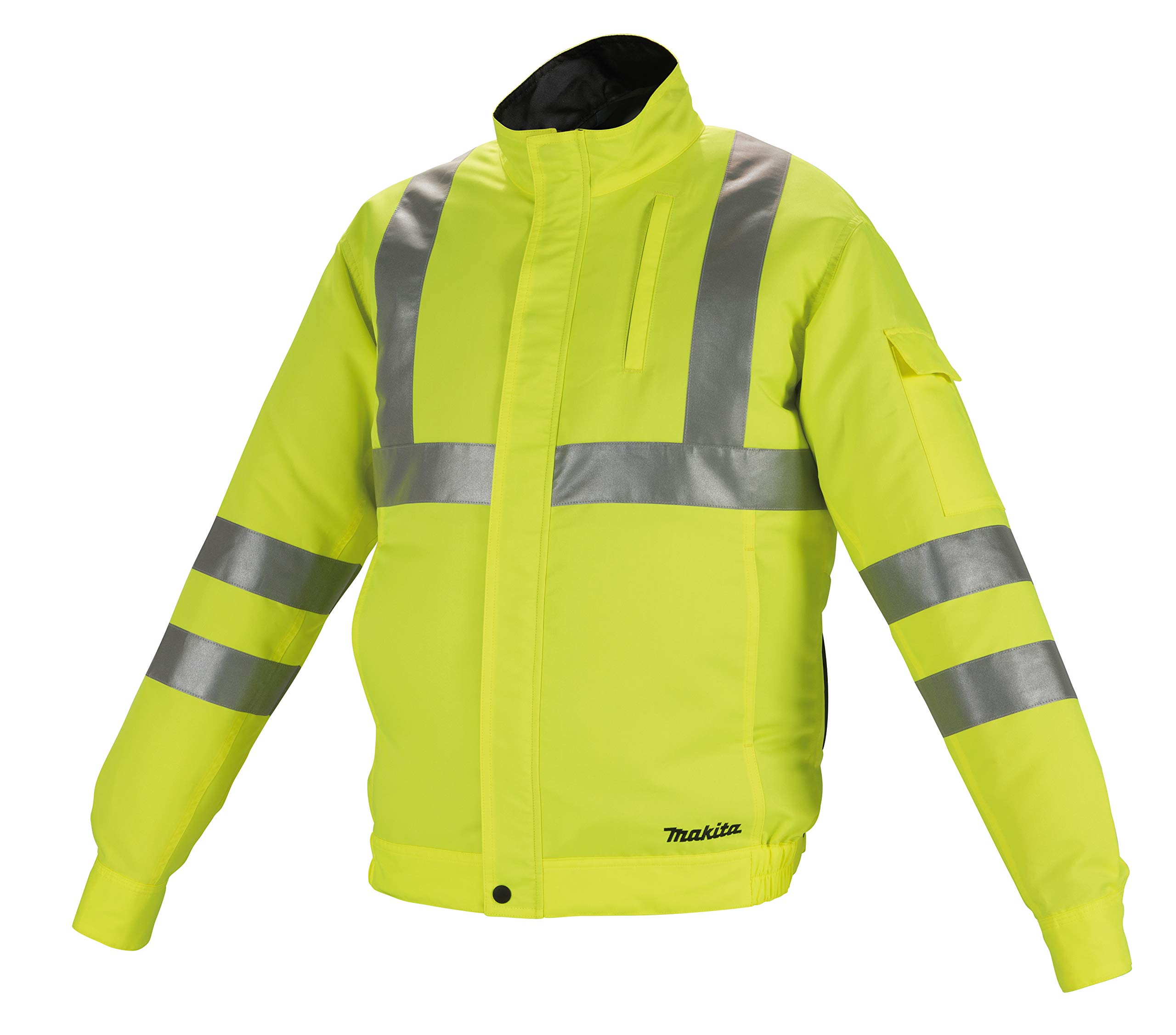 Makita DFJ214Z2XL 18V LXT® Lithium-Ion Cordless High Visibility Fan Jacket, Jacket Only (2XL)