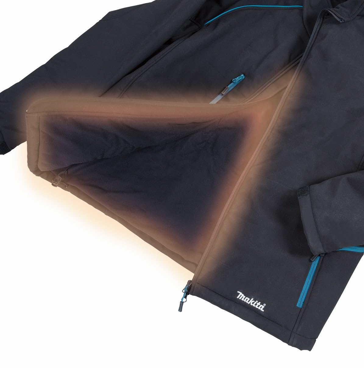 2265-makita-dcj205zm-18v-lxt-heated-jacket-only-black-m-medium-7.jpg Makita DCJ205ZM 18V LXT Heated Jacket, Only (Black, M), Medium
