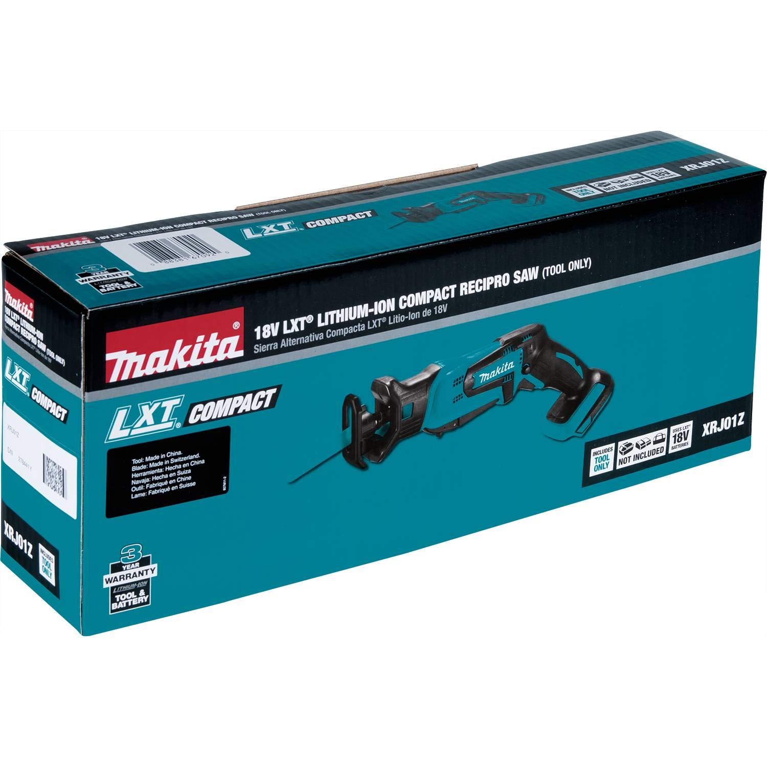 2370-makita-xrj01z-18-volt-lxt-lithium-ion-cordless-compact-reciprocating-saw-tool-only-no-battery-bare-tool-7.jpg Makita XRJ01Z 18-Volt LXT Lithium-Ion Cordless Compact Reciprocating Saw (Tool Only, No Battery), Bare Tool
