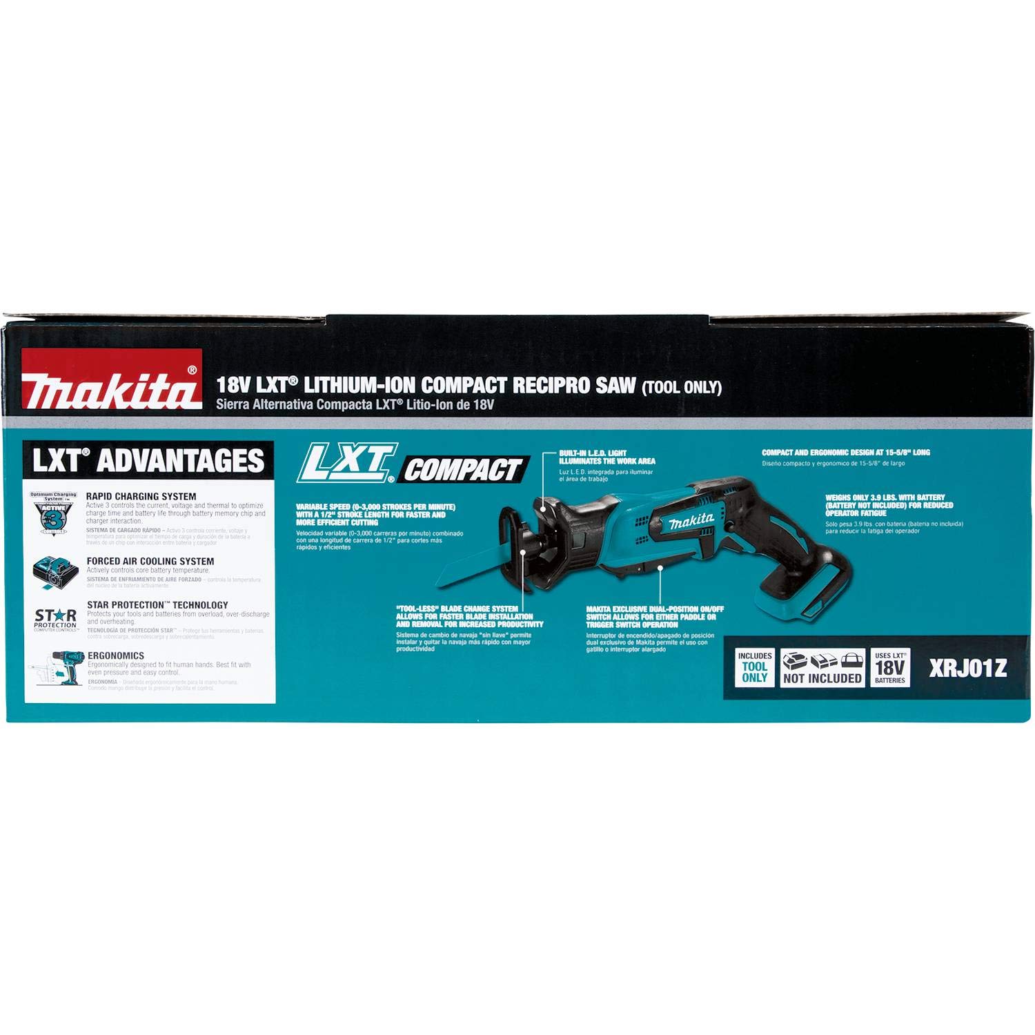 2370-makita-xrj01z-18-volt-lxt-lithium-ion-cordless-compact-reciprocating-saw-tool-only-no-battery-bare-tool-9.jpg Makita XRJ01Z 18-Volt LXT Lithium-Ion Cordless Compact Reciprocating Saw (Tool Only, No Battery), Bare Tool