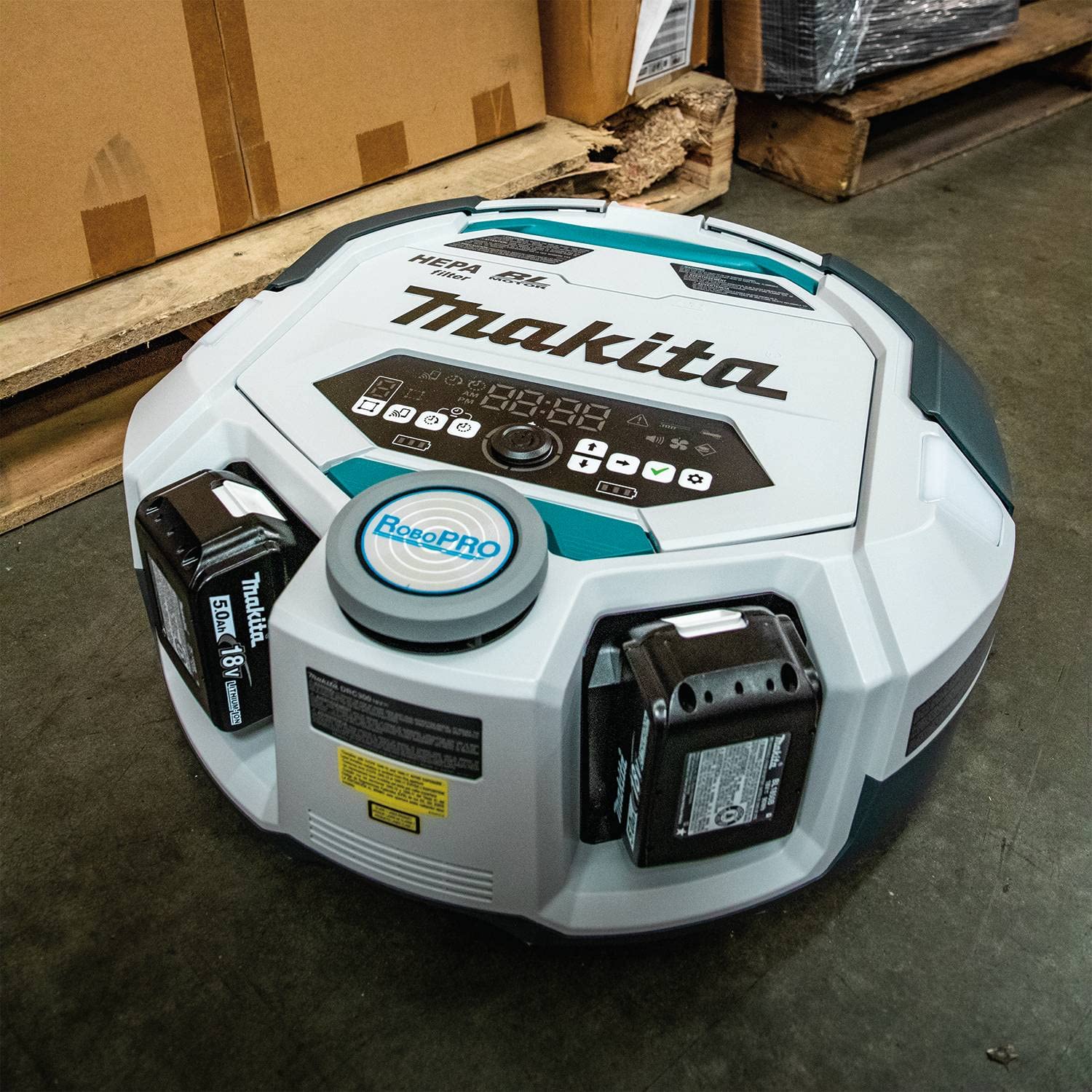2510-makita-drc300pt-18v-x2-lxt-brushless-cordless-smart-robotic-hepa-filter-vacuum-kit-5.0ah-6.jpg Makita DRC300PT 18V X2 LXT® Brushless Cordless Smart Robotic HEPA Filter Vacuum Kit (5.0Ah)
