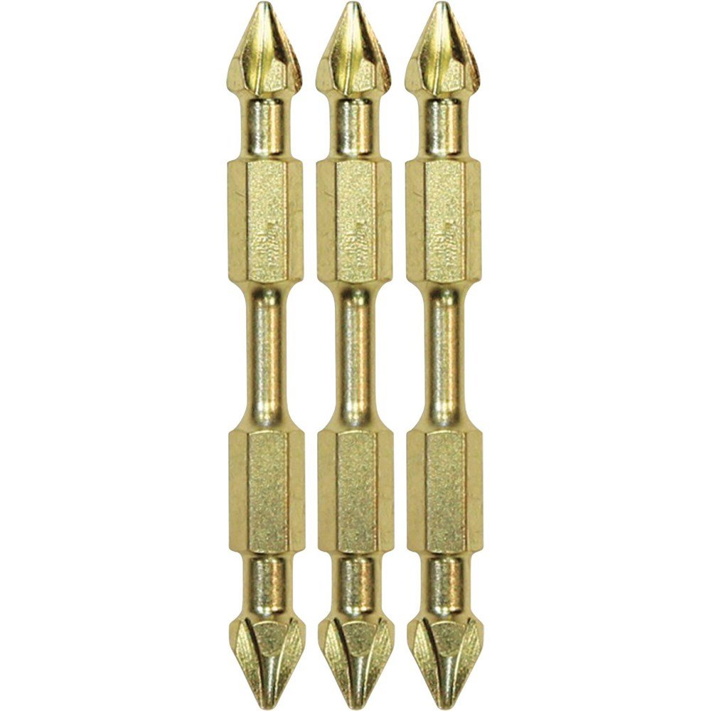 Makita B-39578 Impact Gold Number 1 Phillips Double-Ended Power Bit, 2-1/2-Inch, 3-Pack