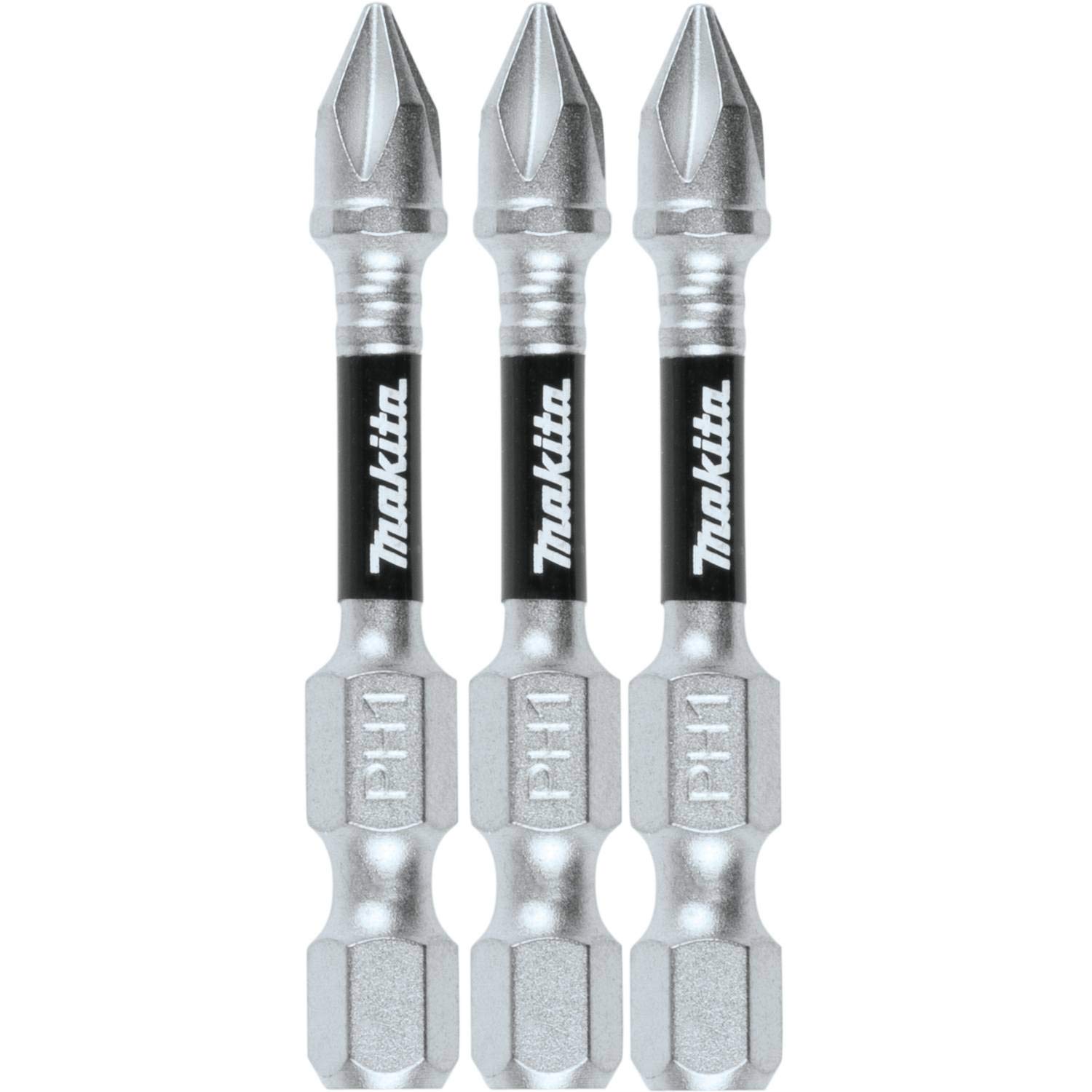 Makita E-00767 Impact XPS™ #1 Phillips 2" Power Bit, 3/pk