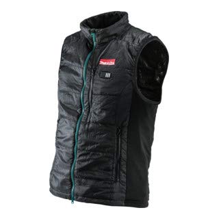 Makita DCV200ZL 18V LXT Lithium-Ion Cordless Heated Vest Only, Large, Black