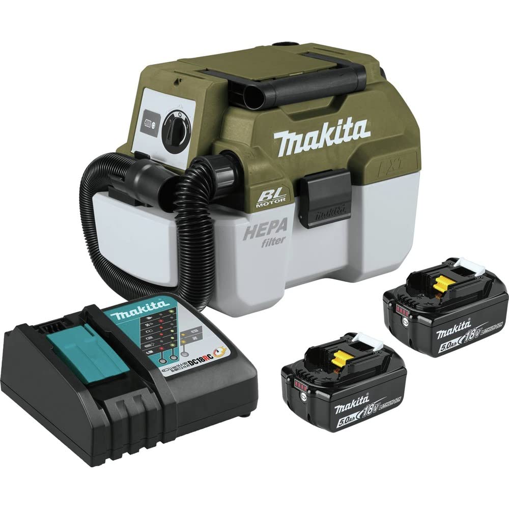 Makita ADCV11T Outdoor Adventure™ 18V LXT® Brushless Wet/Dry Vacuum Kit (5.0Ah)